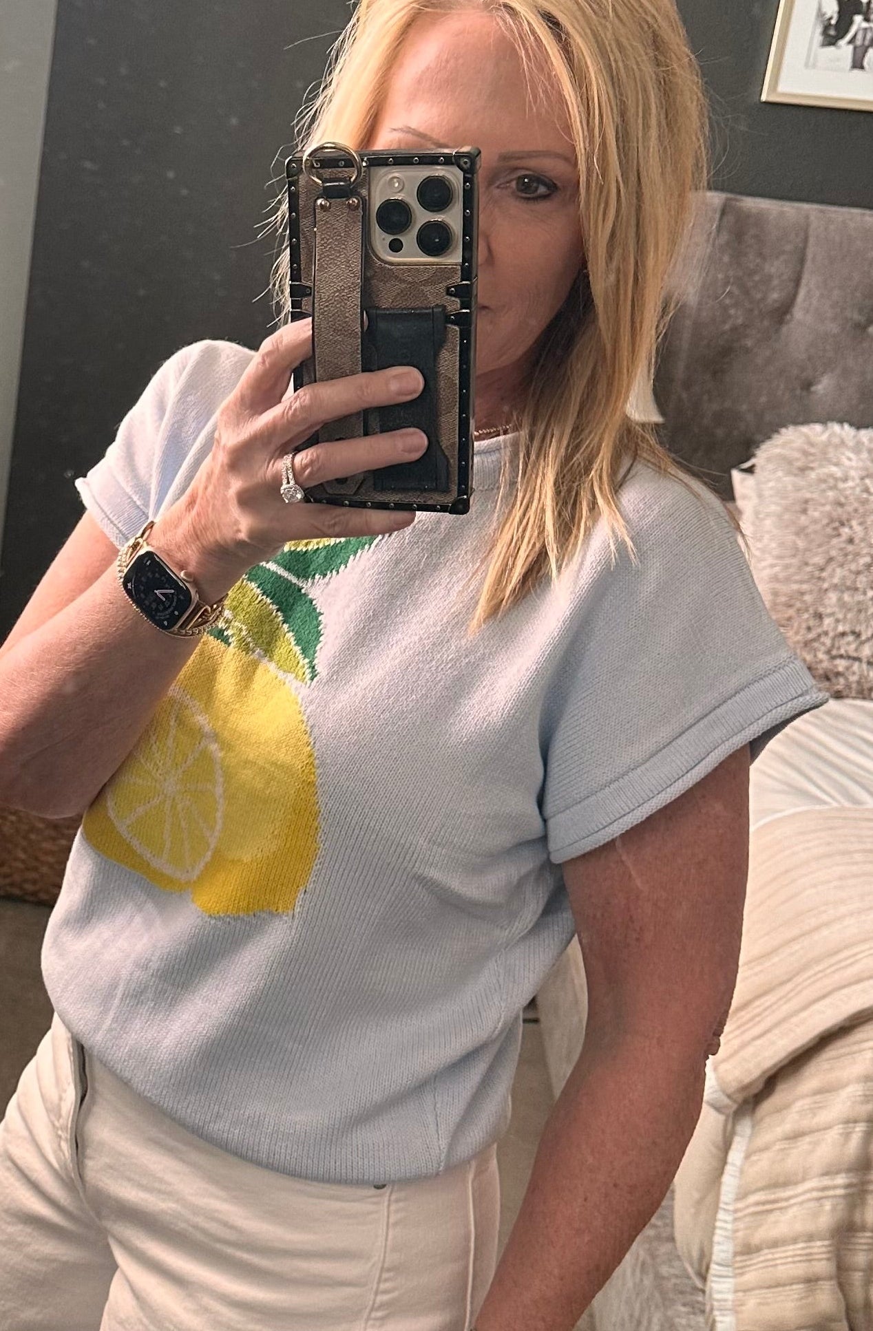 Amalfi Coastal Lemon Sweater top