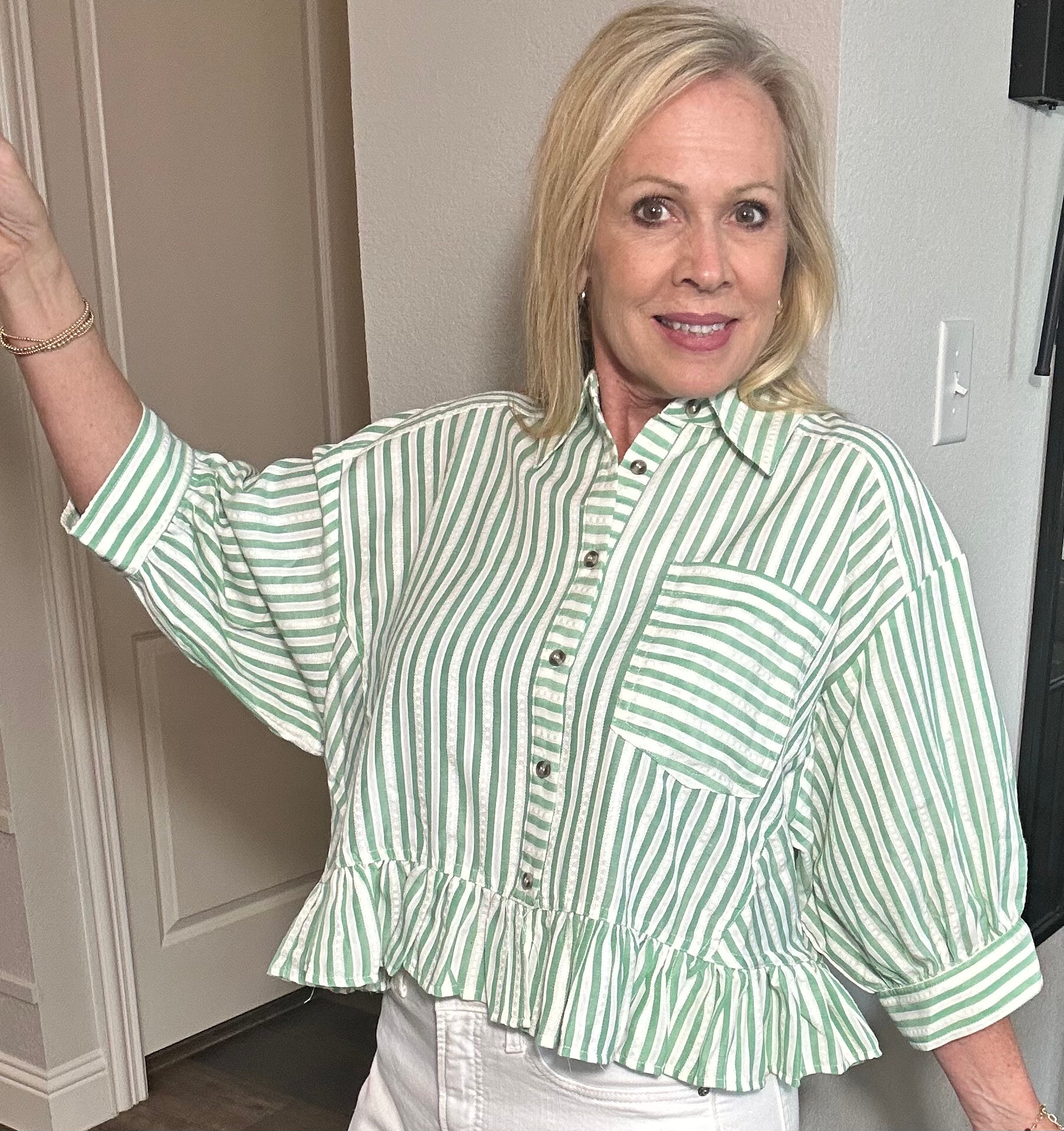 The Corporate Rebel Striped Blouse