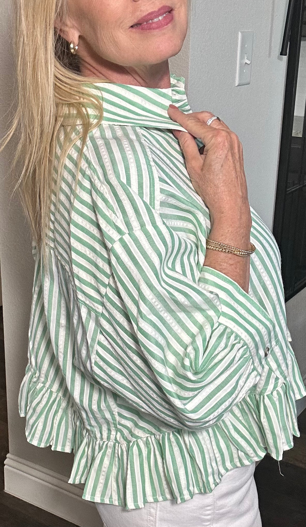 The Corporate Rebel Striped Blouse