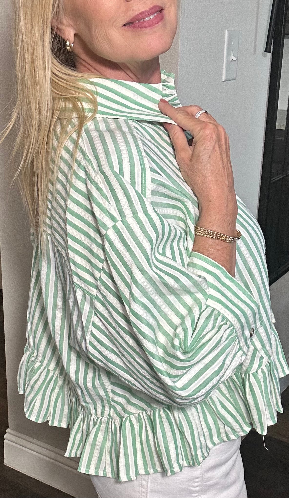 The Corporate Rebel Striped Blouse