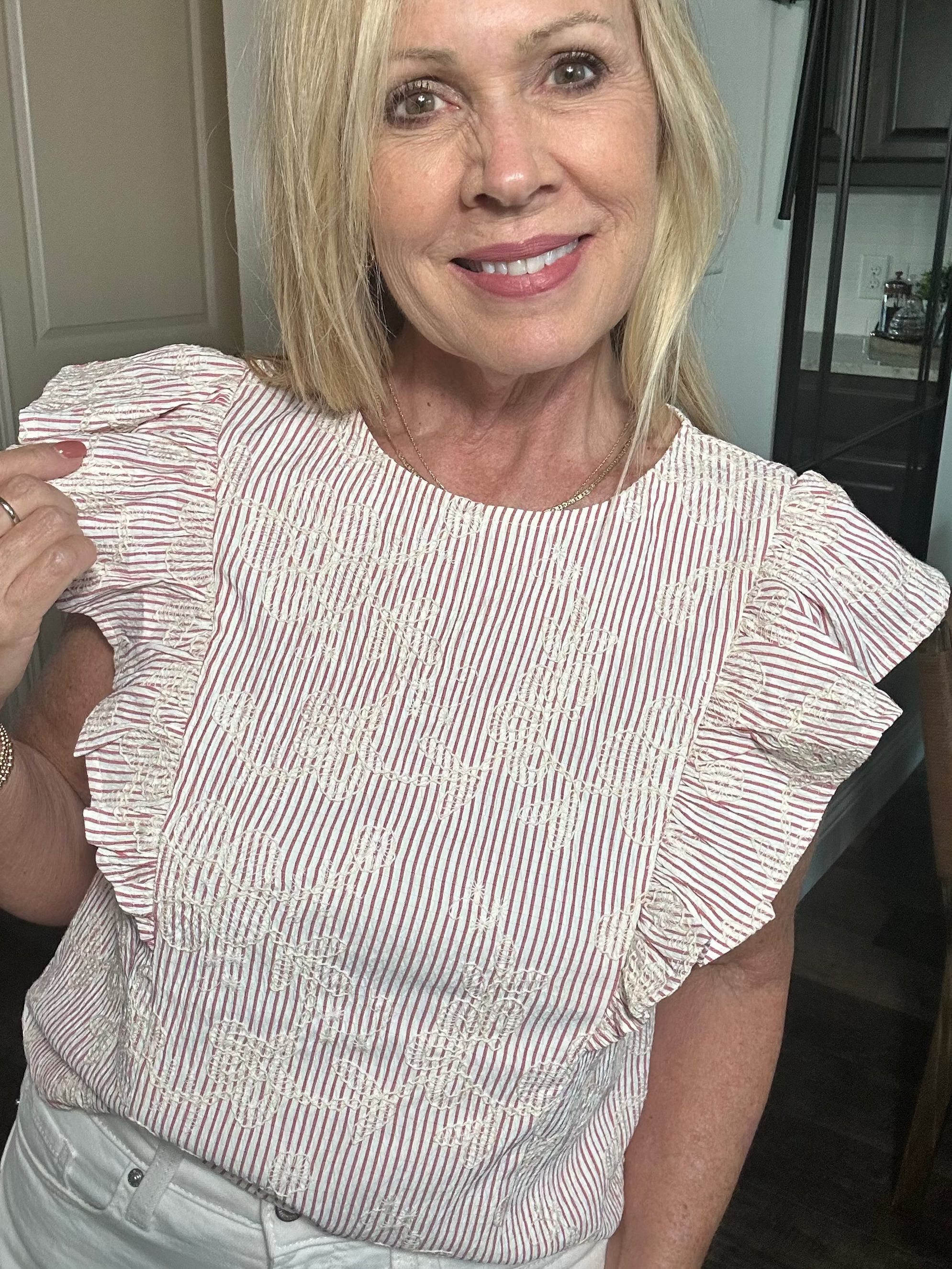 The Sweet Lies Embroidered top