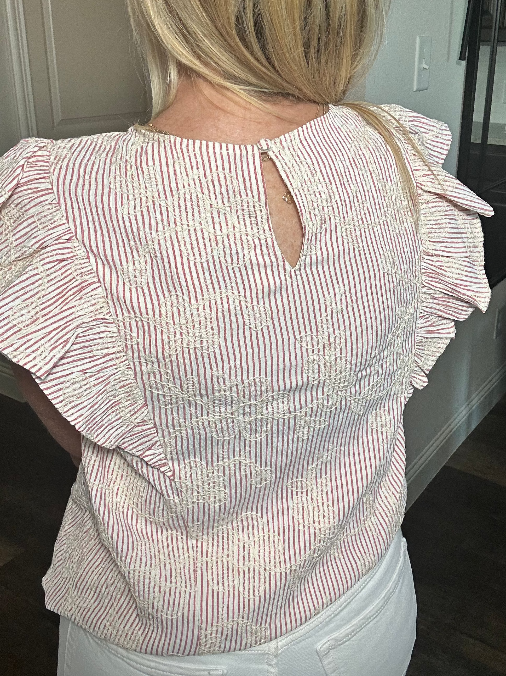 The Sweet Lies Embroidered top
