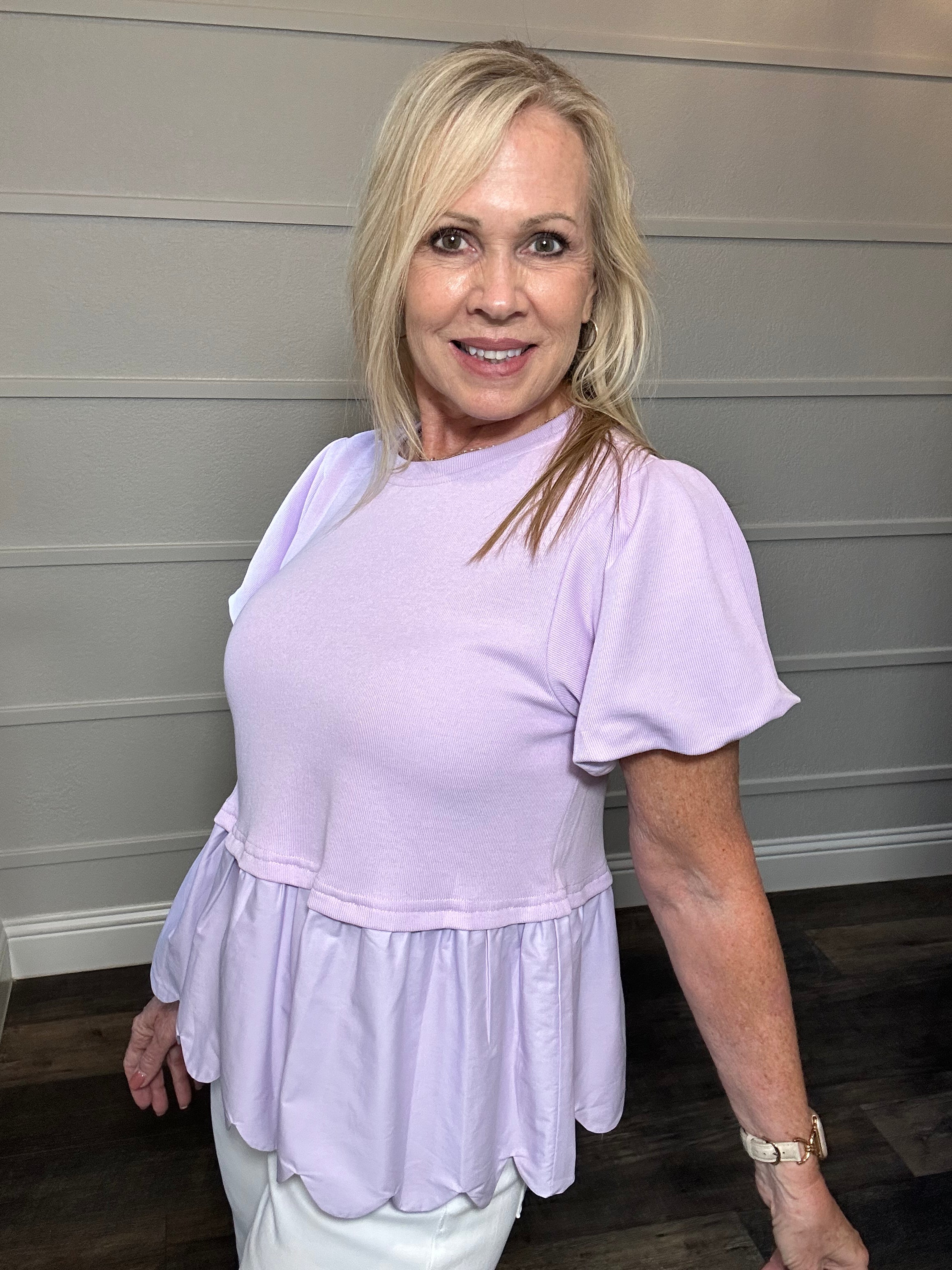 The Sweetheart Peplum Top