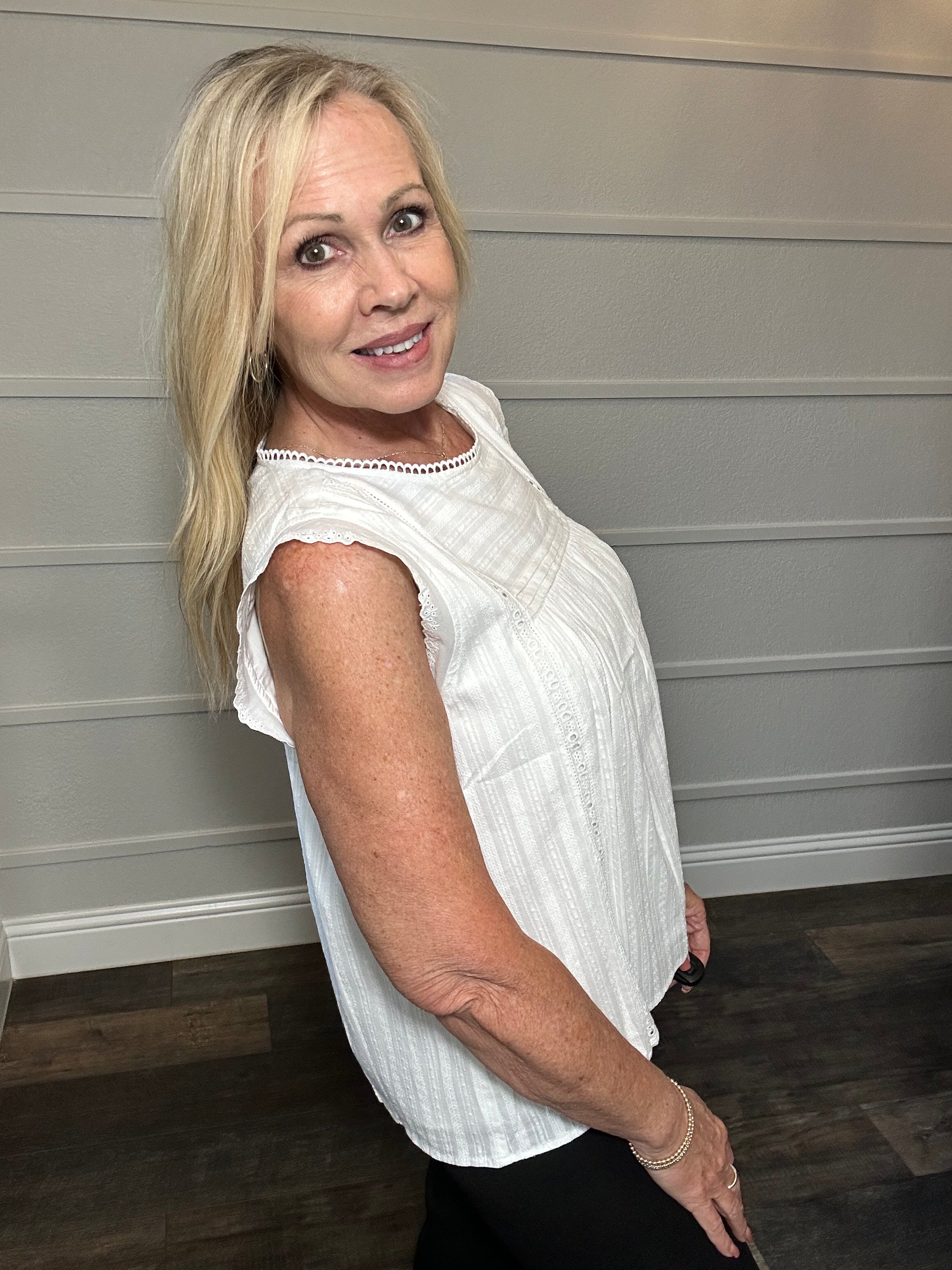 The Southern Comfort Eyelet top