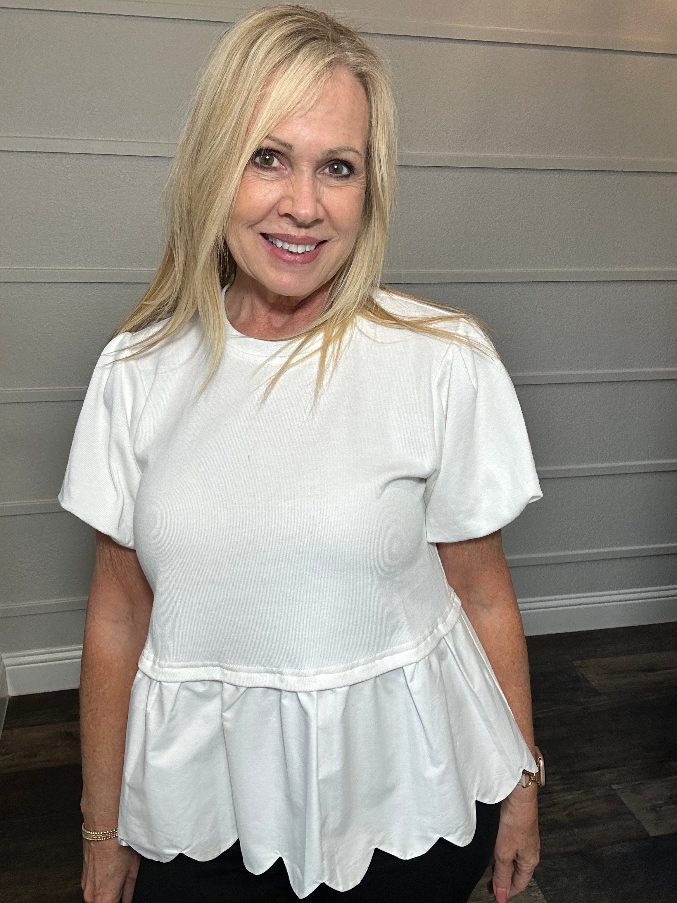The Sweetheart Peplum Top